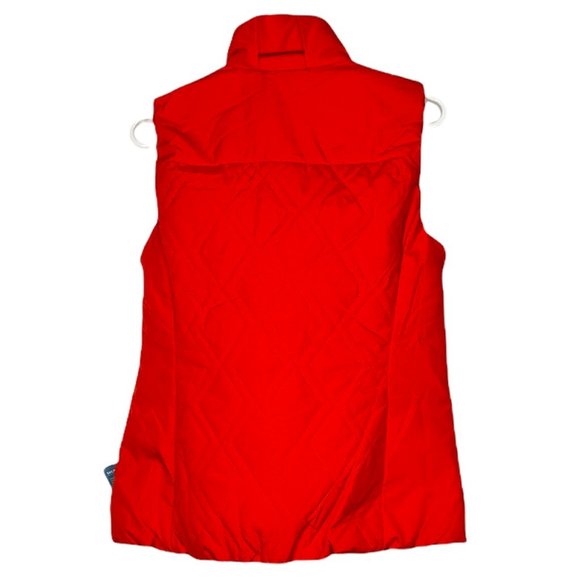 Helly Hansen Womens Gilet Sailing Quilted Vest Orange Zip Up Pockets Lined M New - Picture 2 of 10